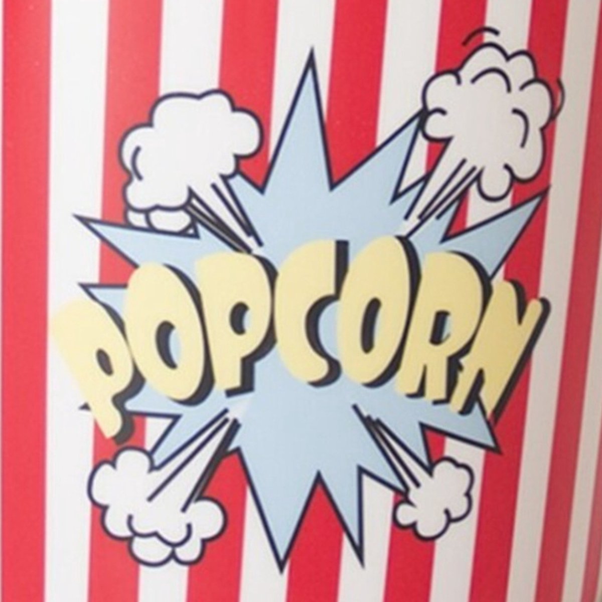 Seau à Pop-corn Vintage Réutilisable XXL - 18cm De Diamètre, Couleur Rouge Bordeaux, Neuf, Pour Cinéma Maison