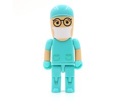 Ulticool USB stick Dokter 64GB (USB 3.0 hoge snelheid) - verpleegkundige cadeau - verpleegster geneeskunde nurse anatomie zuster zorg ziekenhuis beterschap - grappige gadgets