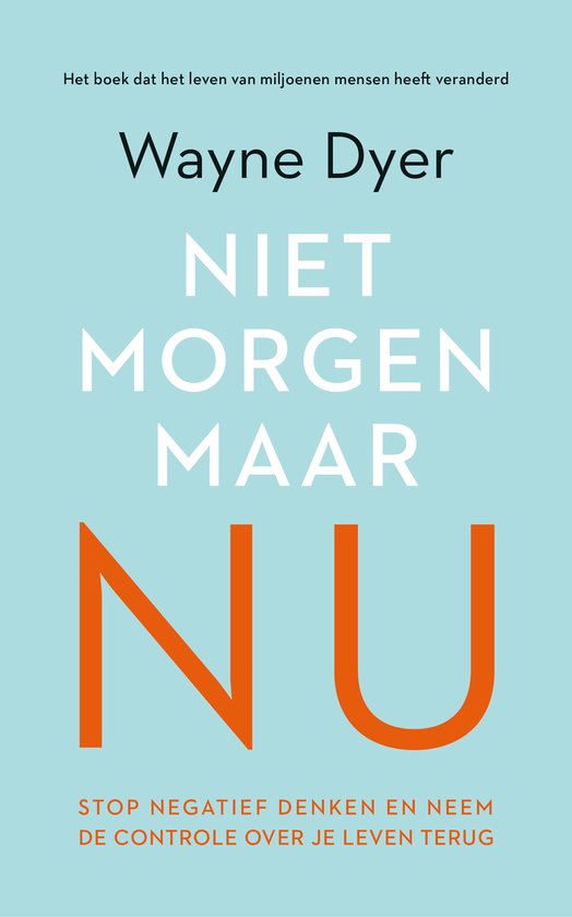 Niet morgen, maar nu - cover