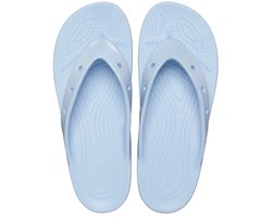 Crocs Classic Platform Meta Pearl Dames slippers - Licht Blauw - Maat 39-40 W9