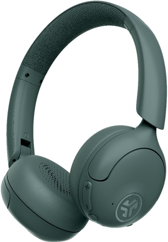 JLab Go Lux ANC Koptelefoon Draadloos – Hybrid Noise Cancelling Hoofdtelefoon – 70 Uur Speeltijd – On Ear Design - Bluetooth Multipoint – Aanpasbare Equalizer Instellingen – Inklapbaar Design Met Zachte Oorkussens - Groen