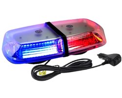 Ortho® - LED Zwaailicht - Zwaailamp - Blauw/Rood flits licht - Strobe – Emergency Safety Warning - Alarmlicht 12V/24V - Blauw/Rood
