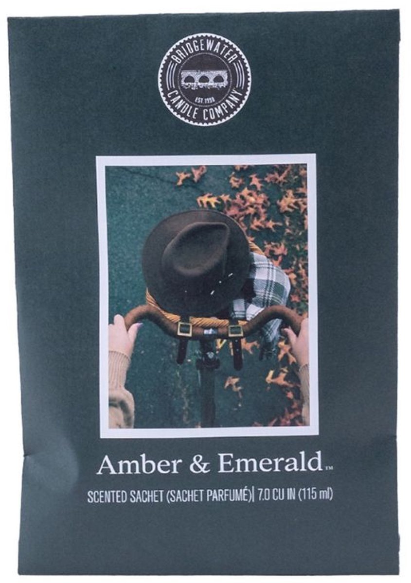 Bridgewater Candle Geurzakje Amber & Emerald 4 stuks
