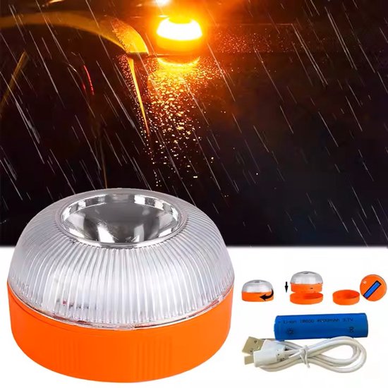 FLASH LED - Pack 6 Noodverlichting voor de auto v16 iot DGT 3.0