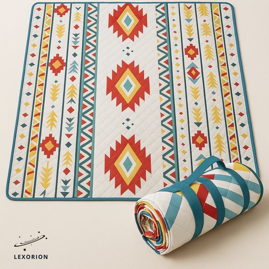 Lexorion Meadow – waterdicht picknickkleed – 200×300 cm – zandbestendig