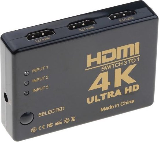 8K HDMI-Schakelaar 5 in 1 Uit - 5-Poort Switch Met IR-Afstandsbediening, Selector 8K @60Hz/4K @120Hz Voor Xbox PS4 PC-TV