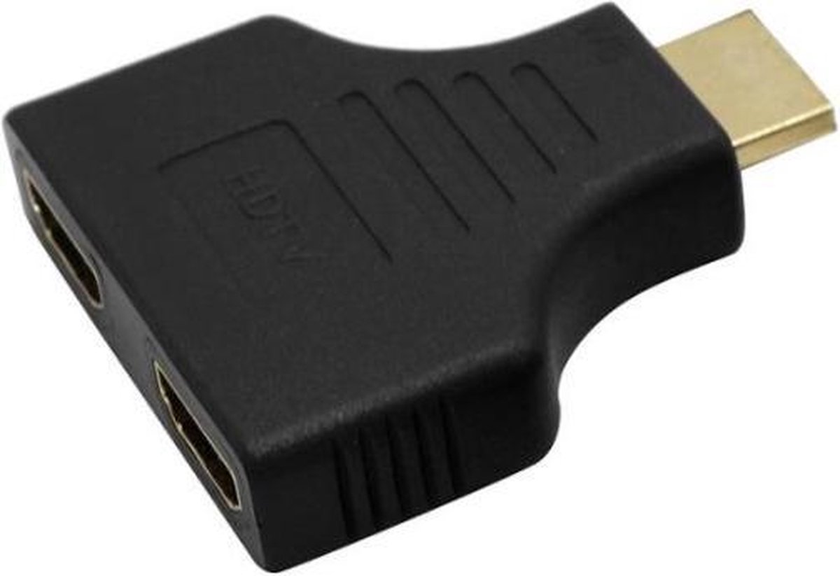 HDMI splitter 1 naar 2 / passief versie 1.3 (Full HD 1080p) / zwart