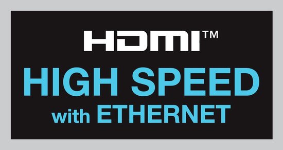 câble HDMI high speed avec Ethernet avec fiches HDMI droite et HDMI coudée