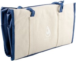 duvoplus buddies on the go! Saint-Tropez Draagtas Casual - Hondentas voor Kleine Honden tot 6 kg - Linnen Look - 40x22x26cm - Beige