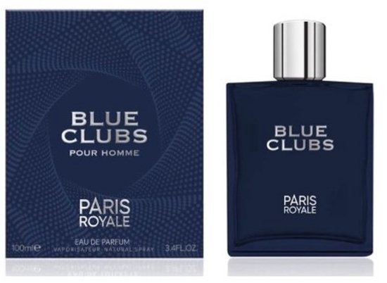 Paris Royale Blue Clubs Eau de Parfum Pour Homme 100ml