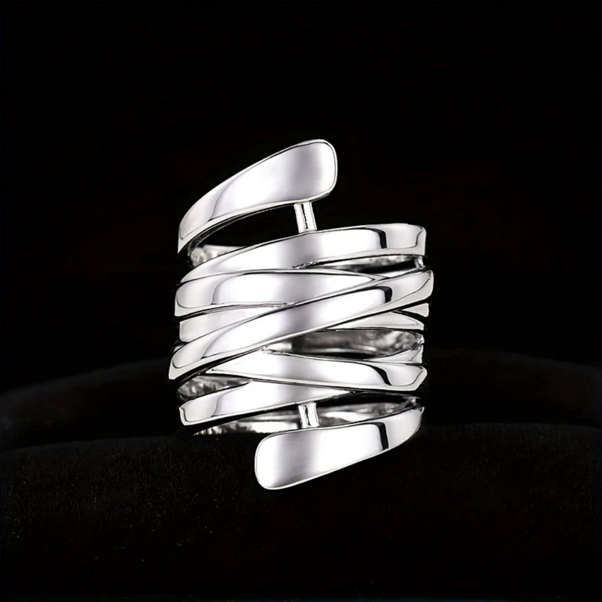 Bovista Ring - Ringen - Dames - Zilver Kleurig - 57mm