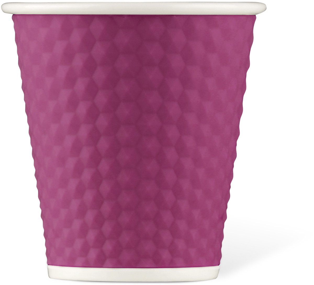 Les Artistes Paris Beker porselein 180ml - met siliconen grip honingraat - Pink Fushia - LP-A1122