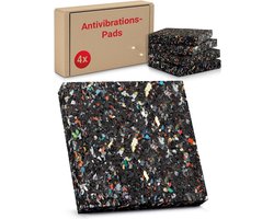 Anti Trillingsmat Wasmachine - en Wasdroger - Geluidsdempende Antislip Mat - Rubber Mat Trillingsdempers - Trillingsdempers wasmachine – Extra dik - Voetjes wasmachine & droger - Wasmachine demper – Anti trillings - vibratie - dempers pads – Antislip