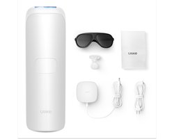 Ulike - Air 3 - Wit - Laser Ontharing Apparaat - IPL Ontharing voor Vrouwen en Mannen met Saffier Ice Cooling - Bijna pijnloos - Langdurige Resultaten voor Gezicht en Lichaam - Geschenkdoos