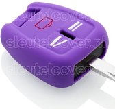 Housse de clé Opel - Violet / Housse de clé en silicone / Housse de protection pour clé de voiture