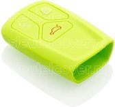 Audi SleutelCover - Lime groen / Silicone sleutelhoesje / beschermhoesje autosleutel