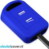 Opel SleutelCover - Blauw / Silicone sleutelhoesje / beschermhoesje autosleutel