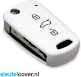 Hyundai SleutelCover - Wit / Silicone sleutelhoesje / beschermhoesje autosleutel