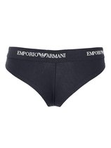 Emporio Armani - Dames - Basis Brazilian Brief Slip - Zwart - M