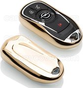Housse de clé Opel - Étui de clé or / TPU / Housse de protection pour clé de voiture