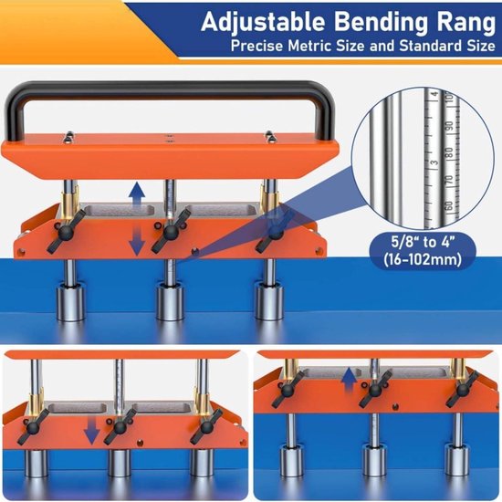 Cintreuse à Rouleaux Pour Tôle - 3 Stations, Angle 0-90°, Hauteur De Pliage 13-130 Mm, Pour Acier, Aluminium