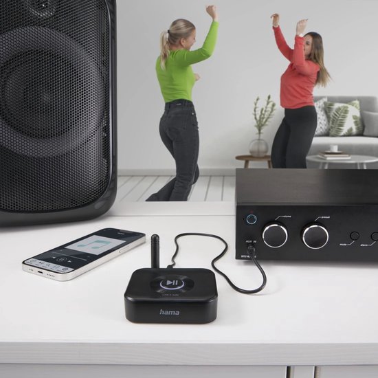 Hama Bluetooth®-adapter "Link.it solo", ontvanger, Bluetooth toevoegen aan hifi van Hama — afbeelding 2
