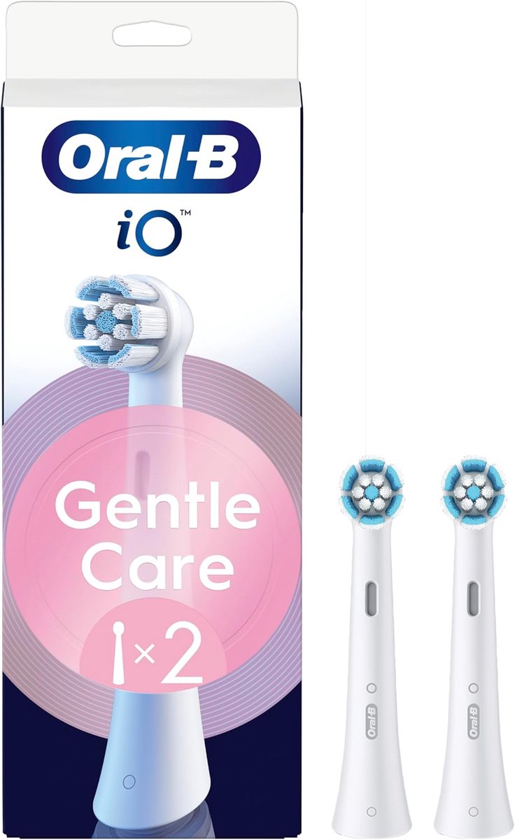 Set van 2 vervangende borstels voor elektrische tandenborstels - Gentle Care, zachtste borstel voor gevoelig tandvlees