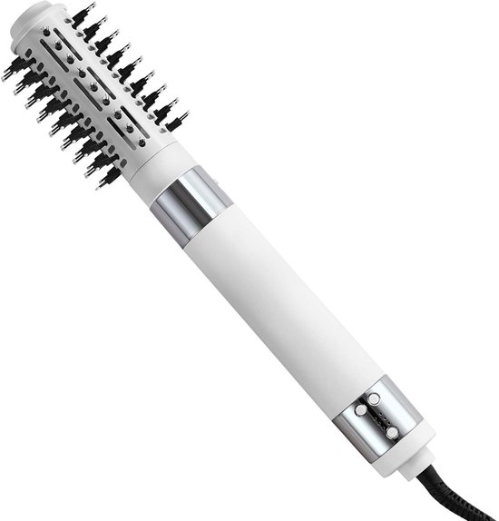 Styler-cheveux, brosse sèche-cheveux ionique - 110 000 tr/min, Styler à air chaud haute vitesse avec brosse ovale et à palette. 4 réglages de température et 3 réglages de vitesse