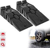 AutoStyle Kunststof oprijdbruggen - zwart - set à 2 stuks (Hoogte 17cm AutoStyle Kunststof oprijdbruggen - zwart - set à 2 stuks (Hoogte 17cm