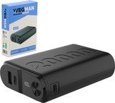 Bol.com Wegman Powerbank 20000 mAh - Extreem Klein & Licht - 22.5W Snellader via USB C & USB A - Geschikt voor iPhone & Samsung ... aanbieding