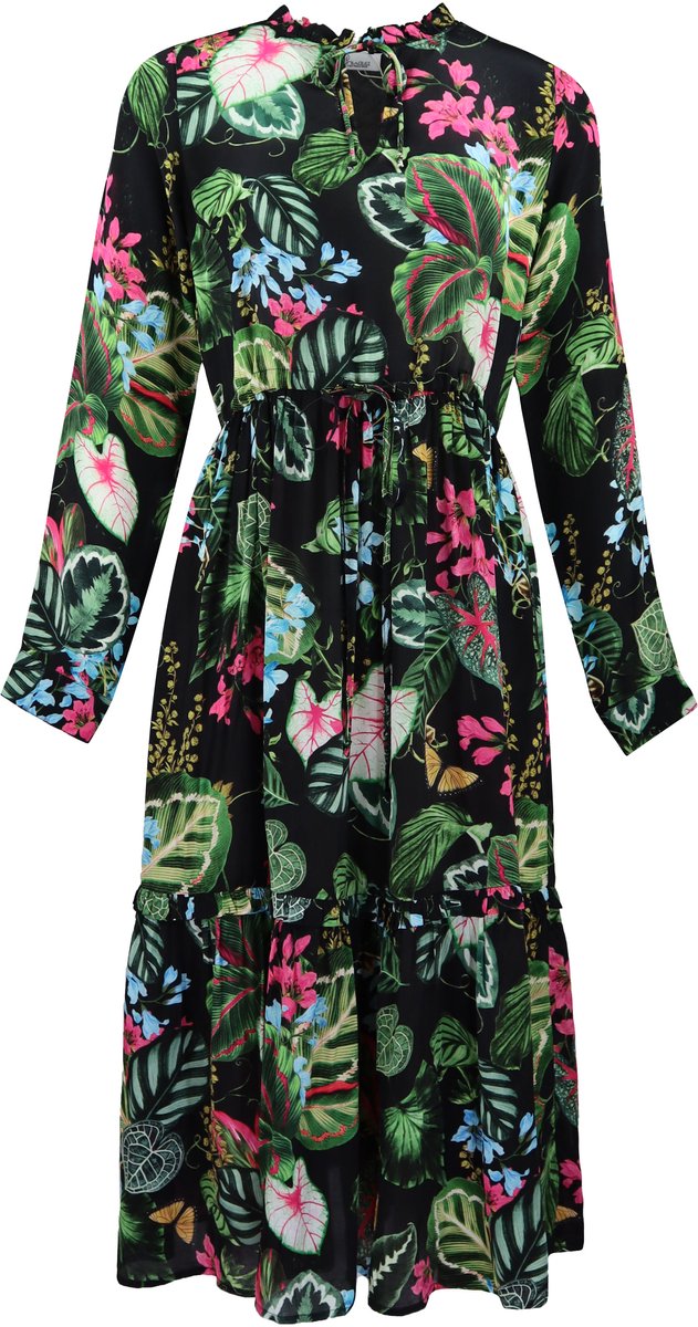 Princess goes Hollywood • fleurige jurk • maat 40
