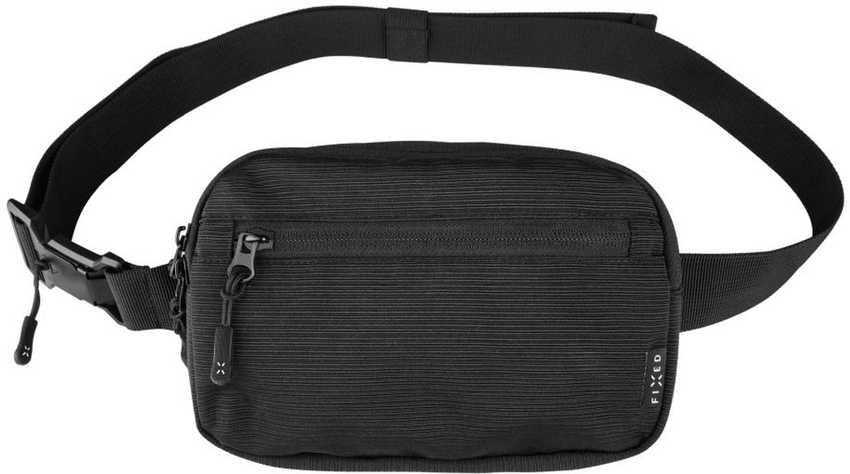 FIXED Camino Belt – Zwarte Heuptas van Gerecycled Materiaal (1,5L)
