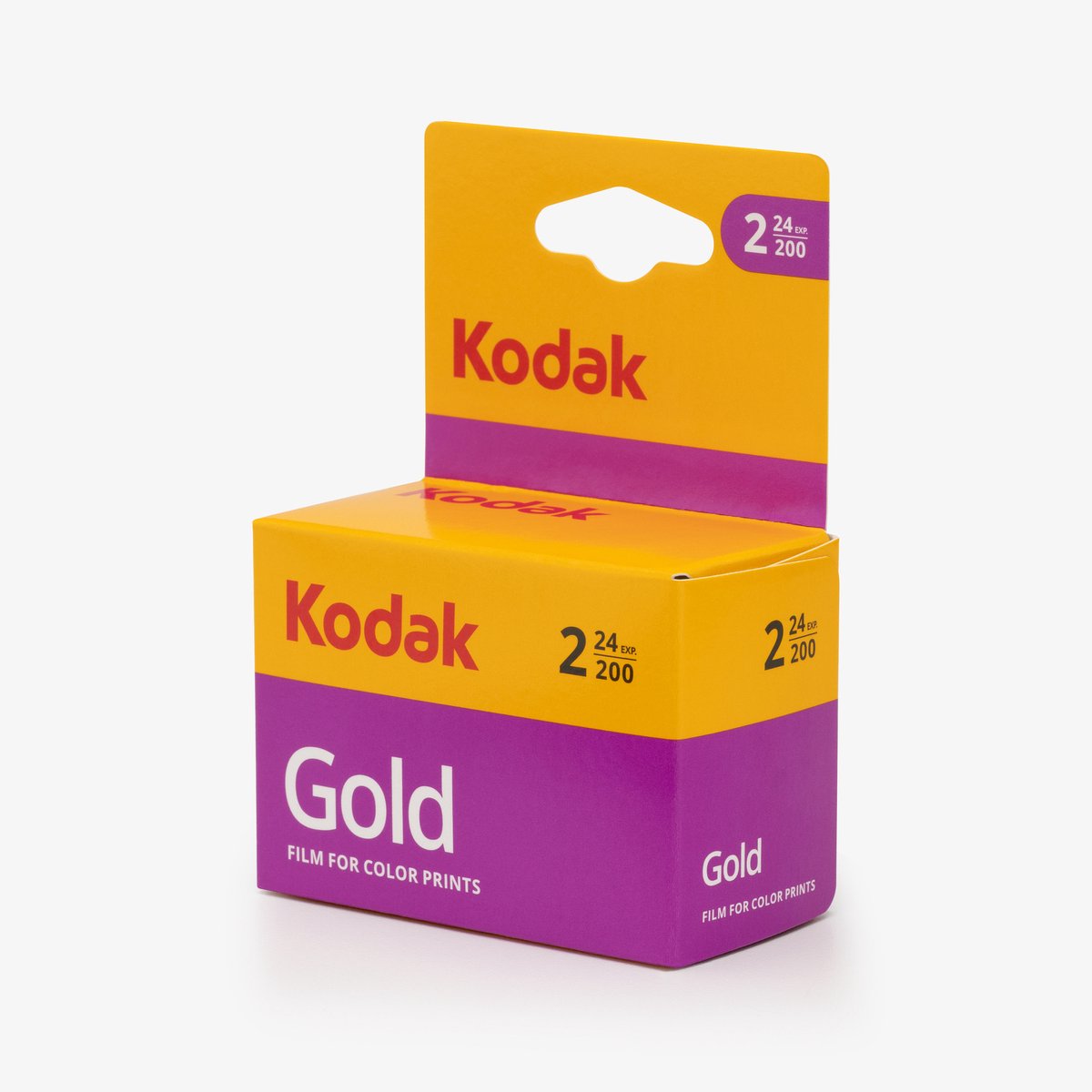 Kodak GOLD 200 – Pack van 2 kleurenfilms 35 mm, ISO 200, 24 opnames per rol, ideaal voor buitenfoto’s en portretten