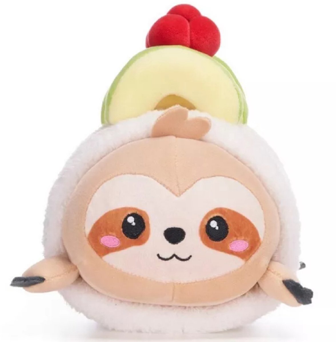 Luiaard - Foodies Sushi Pluche Knuffel 16 cm - Speelgoed Knuffels voor Kinderen Jongens Meisjes - Kawaii Kussen - Dieren knuffel - TikTok Plush Toy