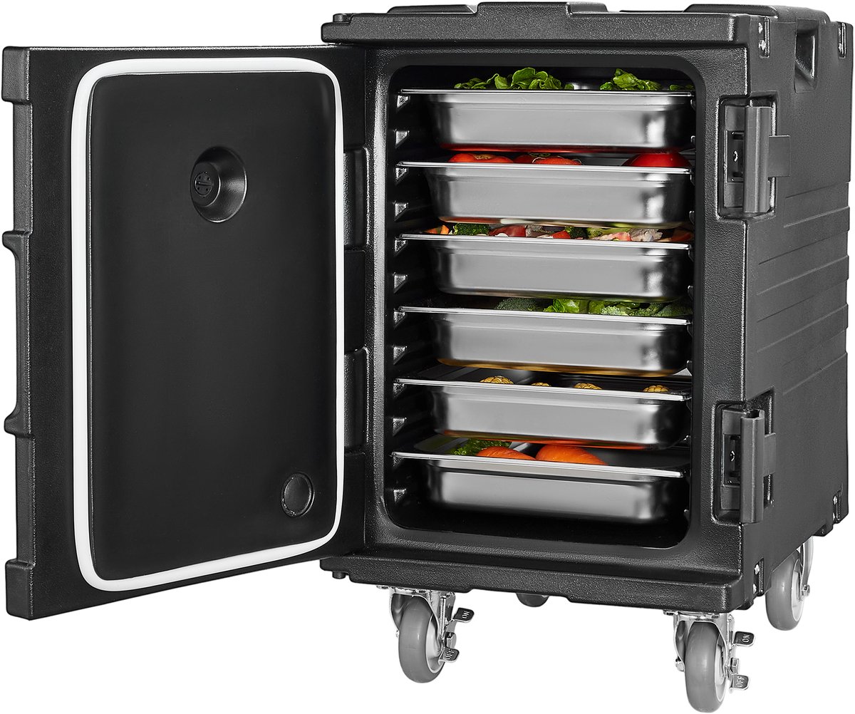 Geïsoleerde Voedselcontainer van 95 Qt - uw Betrouwbare Oplossing voor Voedsellevering. Deze Geïsoleerde Voedselcontainer Is Perfect voor Catering en Levering van Voedsel.