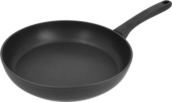 Demeyere Alu Bistro 3 Duraslide Koekenpan – 28 cm Bakpan Uit Aluminium – Non Stick Braadpan Geschikt Voor Alle Warmtebronnen Inclusief Inductie – Traditionele Antikleeflaag Uit Drie Lagen Die Weinig Vetstof Vereist