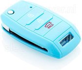 Housse de clé Kia - Bleu clair / Housse de clé en silicone / Housse de protection pour clé de voiture