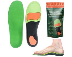 Govic® Steunzolen - Doorgezakte Voet - Platvoet zolen - heren - dames - hielspoor zooltjes - 42-44