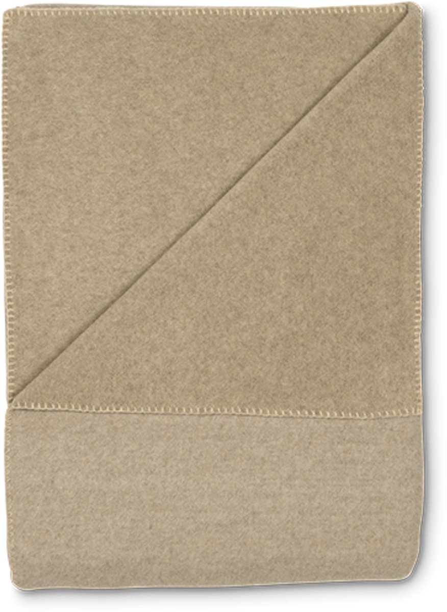 Kayori Sagano Plaid Bamboo - Deken - 150x220cm - Voor Buiten & Binnen - Zand