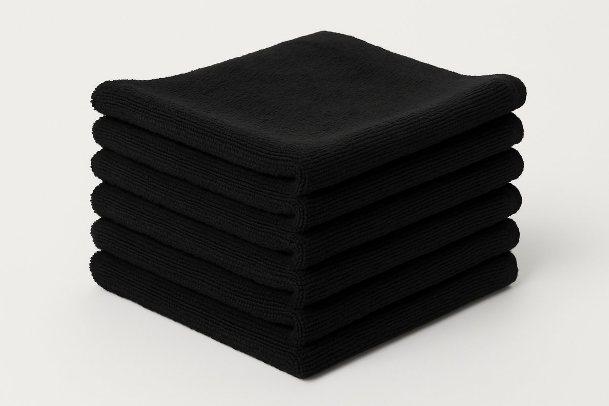 Microvezeldoekjes - 5-pack - Microvezeldoek auto - Poetsdoek - Huishoudelijk 40x40cm - Kwaliteit