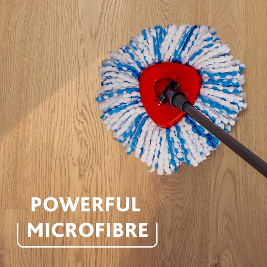 Vileda H2Pro Spin Mop Vervanging - 1 per verpakking - Geschikt voor Vileda H2Pro Spin Mop-systeem - Voor harde vloeren