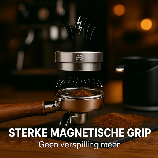Universele koffiedoseerring, 58 mm, zeefhouder, trechter