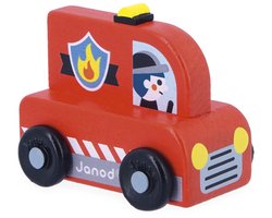 Janod Cross Roads - Houten Brandweerwagen - Kleine, Makkelijk Te Hanteren Brandweerauto - Stimuleert De Fijne Motoriek En Fantasie - Geschikt Vanaf 1 Jaar Janod Cross Roads - Houten Brandweerwagen - Kleine, Makkelijk Te Hanteren Brandweerauto - Stimuleert De Fijne Motoriek En Fantasie - Geschikt Vanaf 1 Jaar