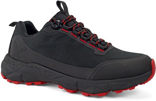 Exani COLE - Baskets pour femmes Femme Zwart /Rouge - Chaussures pour femmes Confortables et Trendy