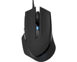 StayPowered Gaming Muis - Ultieme Precisie en Comfort voor Gamers - 4200 DPI - 6 Instelbare DPI-Niveaus - Ergonomisch Ontwerp - Duimknoppen voor Extra Controle - Verlicht Logo - Meerdere Kleuren - Zwart - Levering Sneller dan Aangegeven!