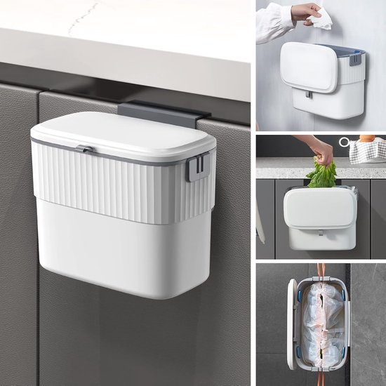 Poubelle de cuisine pratique de 7,7 litres - Outspot