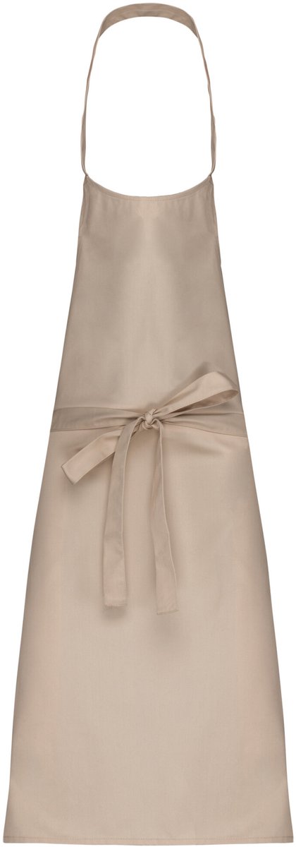 Schort/Tuniek/Werkblouse Unisex One Size Kariban Beige 35% Katoen, 65% Polyester