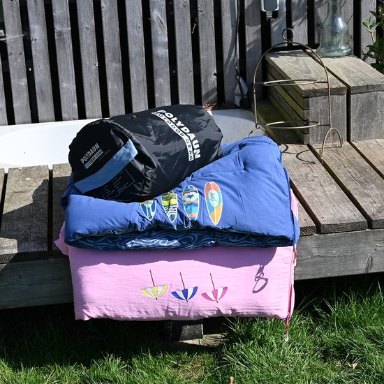 Polydaun Kinderslaapzak 70x160 cm - Blauw van Poly — afbeelding 3