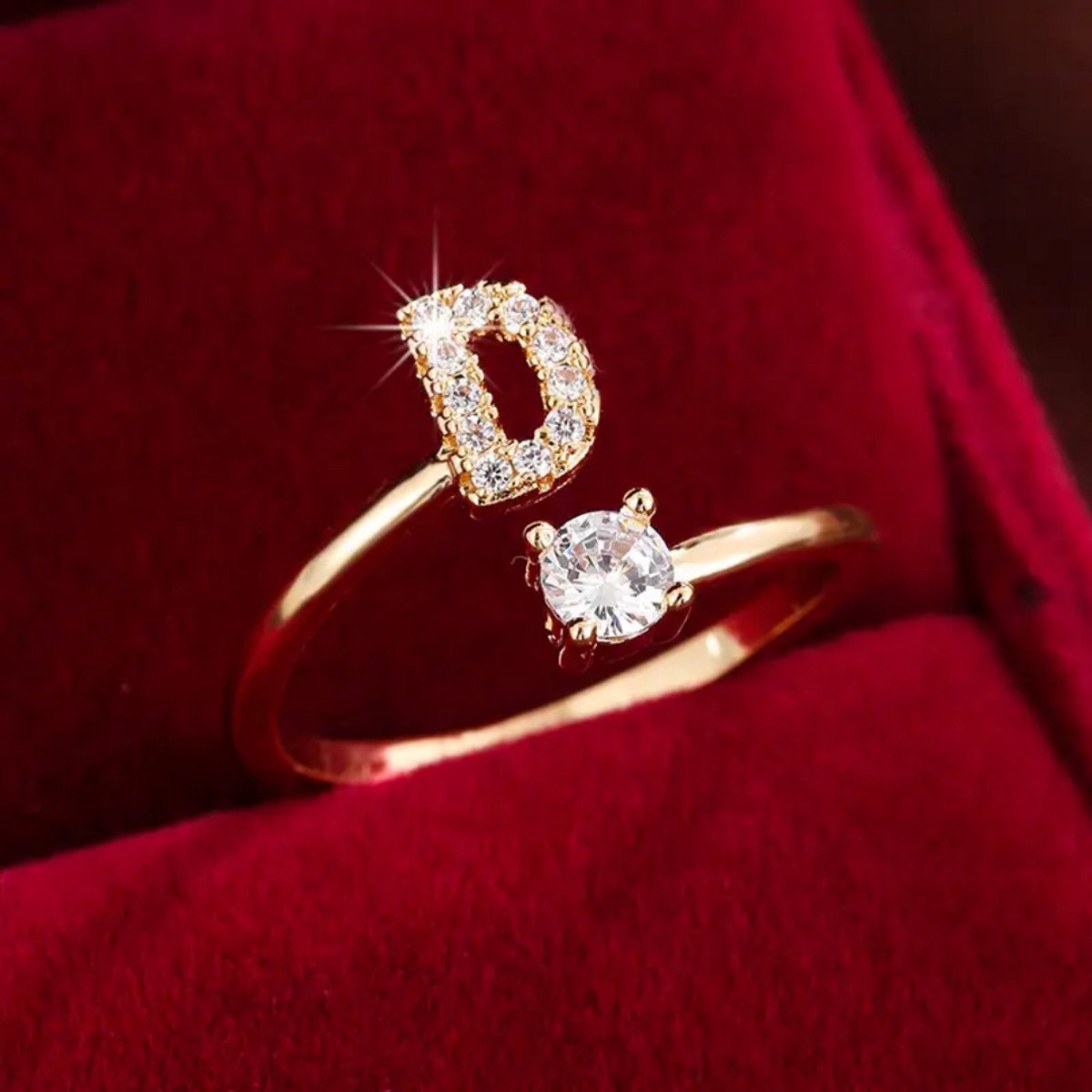 Livano Ring - Ringen - Dames - Goud Kleurig - 20mm Diameter - D
