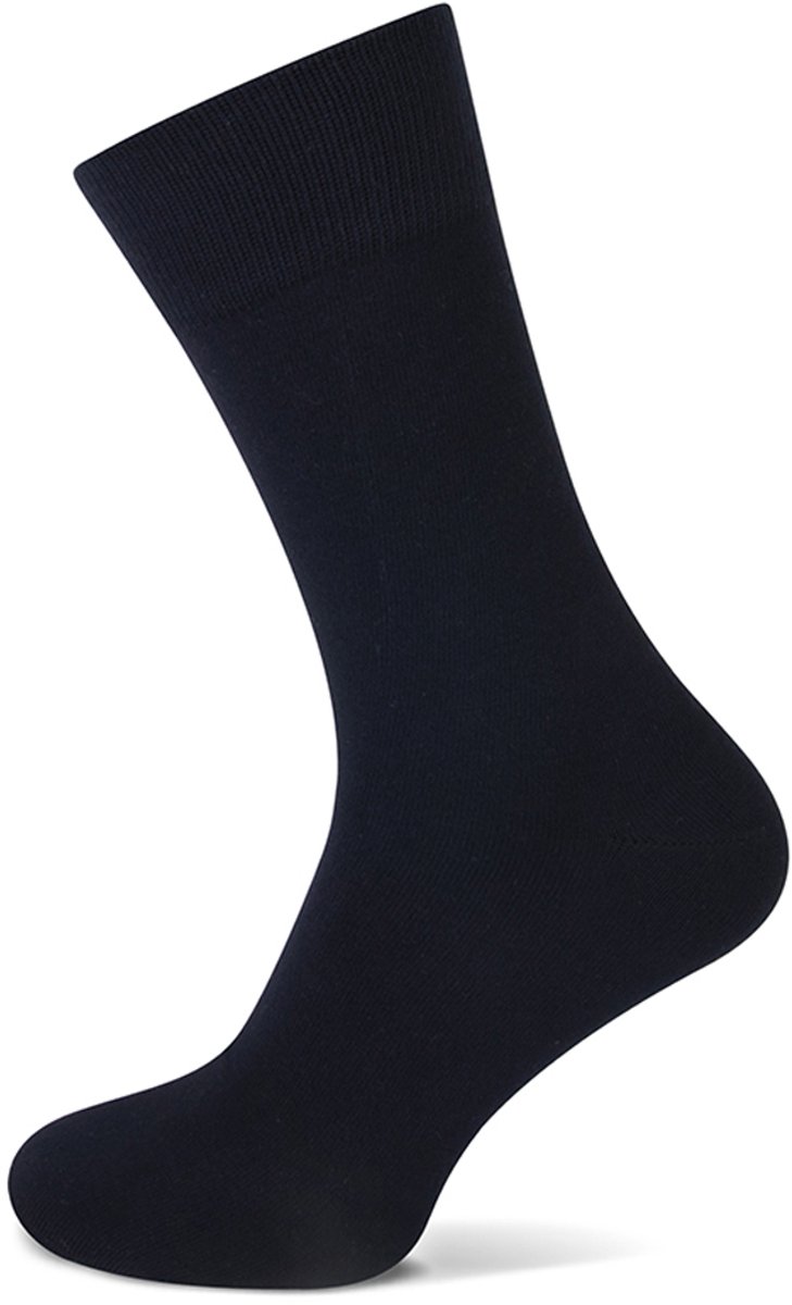 Basset Bamboe - Unisex Sokken - 4-pack - Zwart - Maat 39/42